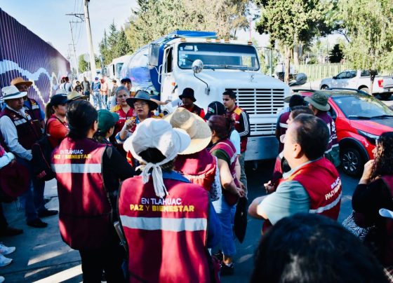 Alcaldía Tláhuac pone en marcha operativo emergente de distribución de agua