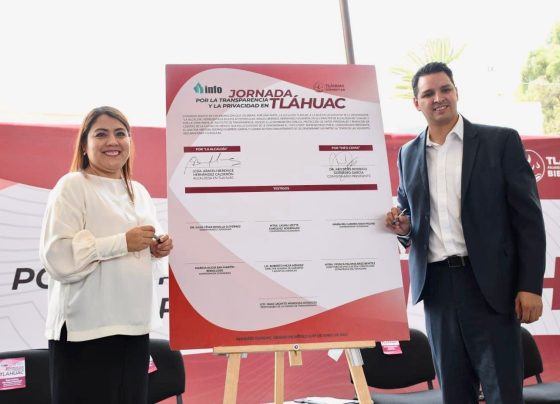Con el objetivo de promover y difundir en los habitantes de la demarcación los derechos de acceso a la información pública y protección de datos personales, se realizó la Jornada de Transparencia en la alcaldía Tláhuac.
