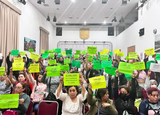 Acusan de un absurdo a los dos principales líderes la organización llamada “Yo también soy víctima de la Línea 12”, Alina Vázquez y Armando Bravo, sólo para frenar el movimiento que encabezan en demanda de una indemnización por los daños que han sufrido, atribuibles al Gobierno capitalino. FOTO: Especial
