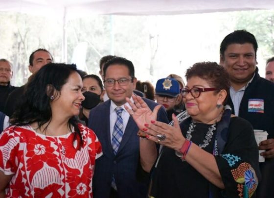 Grupos de vecinos de la Alcaldía Azcapotzalco que avalan el trabajo de la alcaldesa Margarita Saldaña, ya promueven su reelección, pues consideran que hay avances en seguridad, atención ciudadana, obras públicas y otros rubros más buscará la reelección en 2024. FOTO: Alcaldía Azcapotzalco