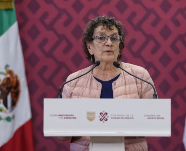La secretaria de Gestión Integral de Riesgos y Protección Civil del Gobierno capitalino, Myriam Urzúa dijo que aproximadamente 5 mil funcionarios públicos participarán en el Simulacro Nacional del próximo 19 de septiembre a las 12 del día. FOTO: Especial
