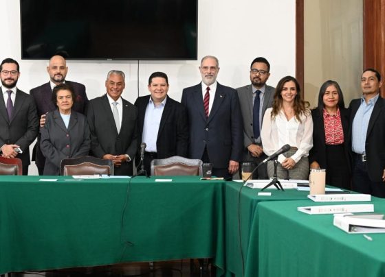 En el Congreso de la Ciudad de México se llevó a cabo la instalación del Consejo Judicial Ciudadano, conformado por 11 ciudadanos que tendrán la misión de evaluar quién será la o el titular de la Fiscalía General de Justicia (FJCDMX) de 2024 a 2027, y el primer escenario es que sea ratificada su actual titular, Ernestina Godoy, por cuatro años más. FOTO: Congreso CDMX