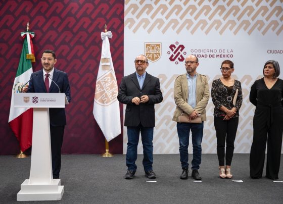 El jefe de Gobierno Martí Batres dijo que, en la Ciudad de México aún no está definida la ruta y los tiempos para definir al candidato de Morena al Gobierno capitalino y que la dirigencia de Morena CDMX deberá hacer el anuncio. FOTO: GCDMX