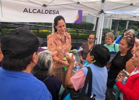 La alcaldesa en Álvaro Obregón Lía Limón refrendó su compromiso de trabajar constante e intensamente en favor de las y los adultos mayores que viven en la demarcación.