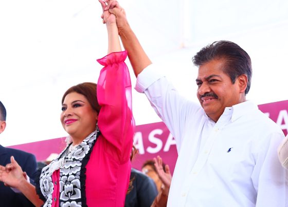El Congreso de la Ciudad de México aprobó una licencia por 14 días al alcalde de Gustavo A. Madero, Francisco Chíguil, para ausentarse del cargo, pues desde la semana pasada se sumó a la campaña de Clara Brugada en busca de la candidatura de Morena para la Jefatura de Gobierno de la CDMX. FOTO: X / Brugada