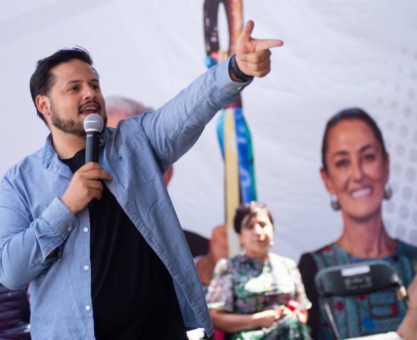 La dirigencia de Morena en la Ciudad de México, que encabeza Sebastián Ramírez, lamentó “el mal momento” que el Frente Amplio por México (PAN, PRI y PRD) está haciendo pasar a la a la alcaldesa de Cuauhtémoc. Sandra Cuevas, luego de que ella acusó de querer excluirla del proceso interno para elegir al candidato de la oposición para la elección del 2024. FOTO: Morena CDMX