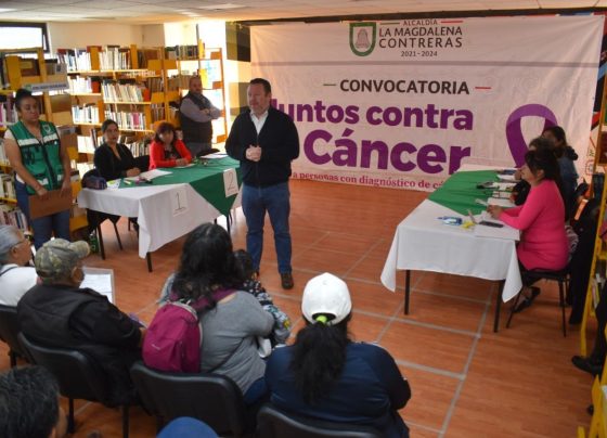 Alcaldía M. Contreras comparte avances en lucha contra el cáncer-