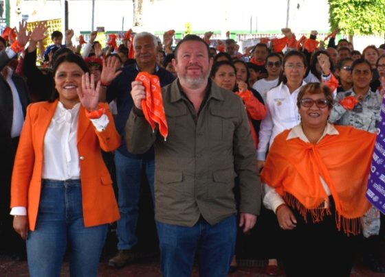 En su discurso el Alcalde Luis Gerardo “El Güero” Quijano, señaló que “hoy se inicia una campaña para elevar nuestras voces, unirnos en solidaridad y alzar con fuerza y claridad que la violencia de género no tienen cabida en nuestra sociedad”. FOTO: Especial