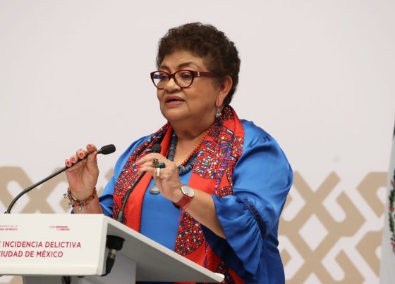 El coordinador de Morena, destacó que Ernestina Godoy “es un gran cuadro. Ojalá lo consideren para que la recibamos aquí en el pleno del Senado. Yo creo que ha mostrado una madurez, ha mostrado un gran oficio político, un gran quehacer profesional y tiene todas las tablas para ser propuesta por el Ejecutivo”.