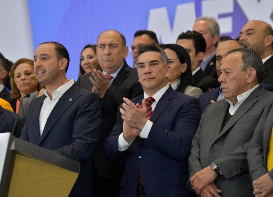 Es la orografía política nacional en el estira y afloje entre el presidente panista, Marko Cortés, y el priísta, Alejandro ‘Alito’ Moreno. FOTO: PRI