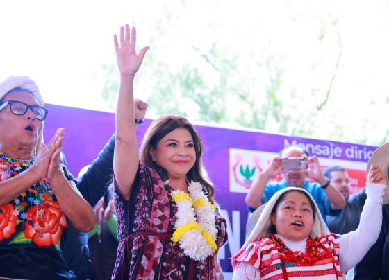 “Hay un empate técnico en los números y en la competencia actual desde hace varias semanas. Estos últimos días ha sido evidente el crecimiento que hemos tenido, no solo lo digo yo”, recalcó Brugada. FOTO: Campaña Clara Brugada