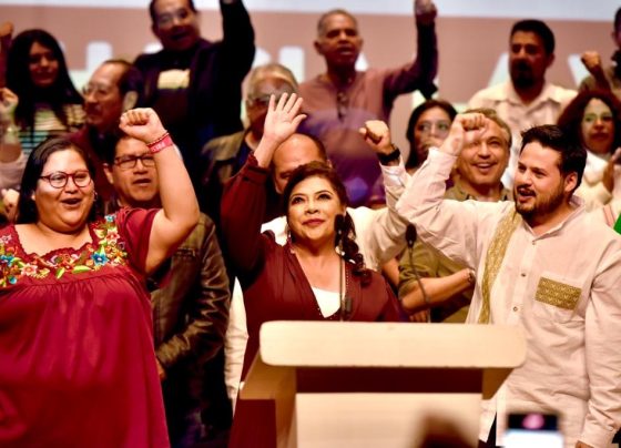 Brugada se dijo comprometida con una agenda democrática y progresista en la capital del país y afirmó que hoy inicia una nueva etapa. FOTO: X / Brugada