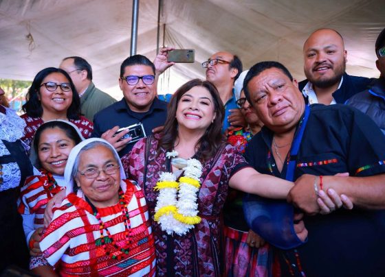 Brugada comentó que si es electa jefa de gobierno en 2024 integrará una agenda con las 16 Alcaldías para atender las necesidades de las comunidades, pueblos y barrios originarios. Aseguró, este sector de la población “ha encarnado” los “procesos de transformación en el país”. FOTO: X / Clara Brugada