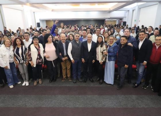 El aspirante a la candidatura de Morena para la Jefatura de Gobierno, Omar García Harfuch se reunió la mayoría con integrantes del Consejo de Morena en la Ciudad de México, quienes le externaron su apoyo total para que los abandere en los comicios de 2024. FOTO: Campaña Harfuch