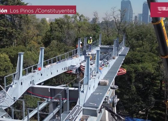 “Es información para la ciudadanía, especialmente la ciudadanía del poniente de la Ciudad de México, por las obras del Cablebús de la Línea 3, vamos a tener una modificación en la vialidad en próximos días”, expresó. FOTO: GCDMX