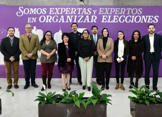 propósito de consolidar la colaboración entre ambas instituciones y establecer líneas de trabajo en el marco de las elecciones 2024. FOTO: IECM