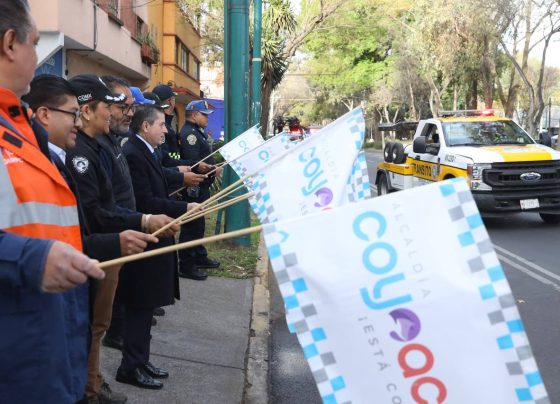 “Nuestro gobierno refrenda el compromiso con las y los vecinos, seguiremos atendiendo puntos de inseguridad y trabajando en conjunto con autoridades de la Secretaría de Seguridad Ciudadana del Gobierno de la Ciudad de México”, expresó el alcalde de Coyoacán, Giovani Gutiérrez. FOTOS: Especial
