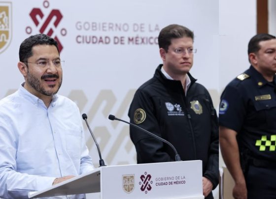 A escasos 200 metros de las oficinas del subsecretario de Control de Tránsito de la Secretaría de Seguridad Ciudadana de la CDMX, Francisco Javier Moreno Montaño (derecha), en el cruce de avenida Cuauhtémoc y La Morena, todos los días atracan al ciudadano… policías de tránsito. FOTO: GCDMX