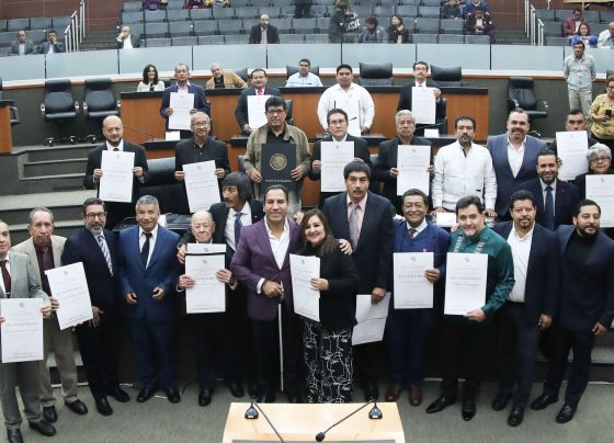 Reconocen en el Senado de la República a 'Leyendas de la Marimba Chiapaneca'. FOTO: Senado