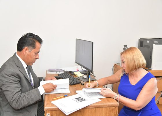 Olivia Garza, representante del Partido Acción Nacional (PAN) en la 17 Junta Distrital Electoral del Instituto Electoral de la Ciudad de México presentó una queja en contra de Leticia Esther Varela Martínez precandidata a la alcaldía Benito Juárez por el partido Morena, por actos anticipados de campaña. FOTO: Especial