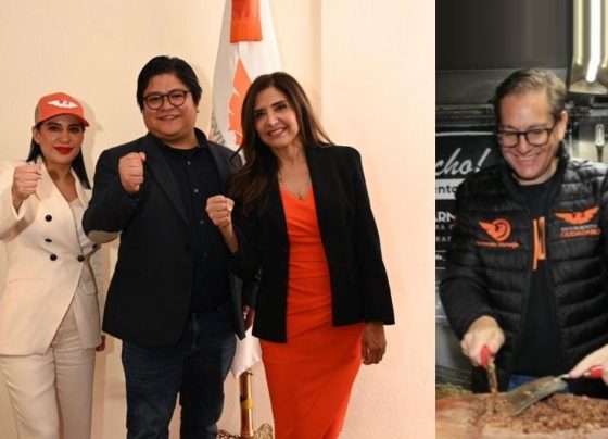 Sandra Cuevas, Alejandra Barrales y Salomón Chertorivski comparten tres peculiaridades: son candidatos de MC, son cartuchos quemados de la política, pero sobre todo esquiroles para ayudarle a ganar a Brugada, Harfuch y Godoy. FOTOS: RRSS / Barrales y Chertorivski