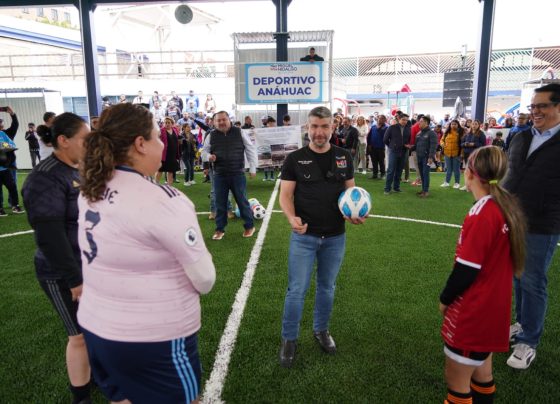 Con una inversión histórica, el gobierno de Miguel Hidalgo está dando un nuevo rostro al Barrio de Santa Julia al rehabilitar el Deportivo, el Cendi y el gimnasio Anáhuac. FOTOS: Especial