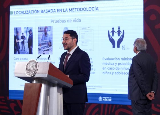 En la Ciudad de México, 44% de los desaparecidos fueron por ausencia voluntaria, afirmó Martí Batres Guadarrama, jefe de gobierno de la Ciudad de México, durante su participación en la conferencia mañanera del gobierno federal. FOTO: GCDMX