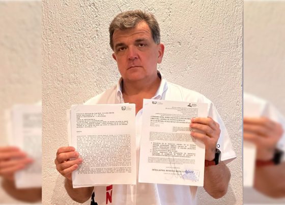 El candidato a diputado en la alcaldía Álvaro Obregón, Xavier González Zirión, solicitó seguridad de la Guardia Nacional (GN), tras recibir amenazas de muerte y agresiones físicas por parte de militantes de Morena, quienes además le robaron sus pertenencias. FOTO: Especial