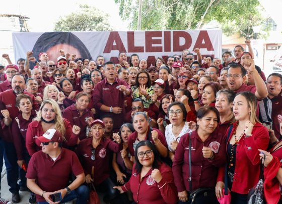 La candidata a la Alcaldía Iztapalapa, Aleida Alavez dijo que logrará un acuerdo que fortalezca los derechos laborales de los trabajadores en caso de que sea favorecida por el voto el próximo 2 de junio, y además dejó en claro que se acabó la venta de plazas en el gobierno de esa demarcación. FOTO: Especial