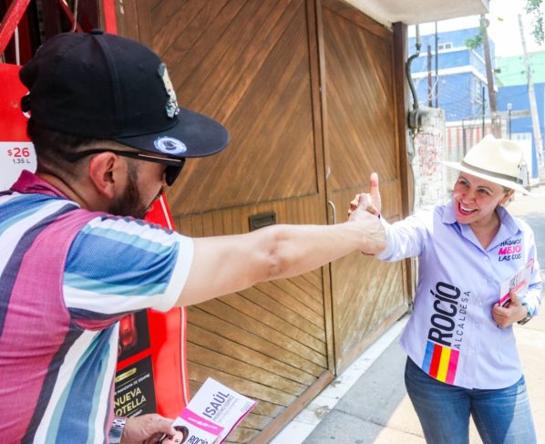 La candidata a la Alcaldía Venustiano Carranza, Rocío Barrera dijo que, pese a enfrentar una “elección de Estado”, la coalición Va por la CDMX ganará la demarcación y la capital del país el 2 de junio. FOTO: Especial