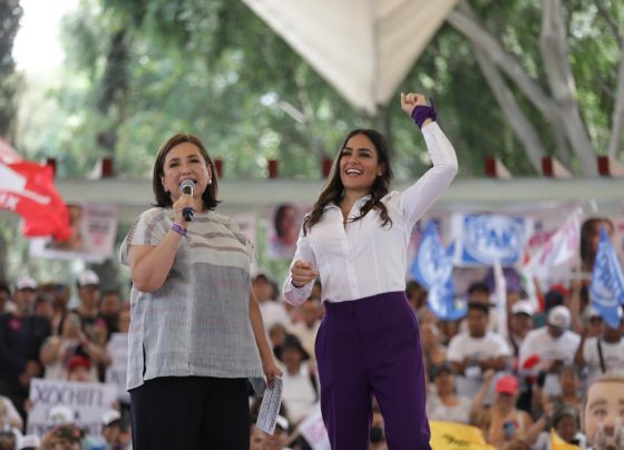 Xóchitl dijo que regresaran “las estancias infantiles y las escuelas de tiempo completo. Las mujeres que se hagan cargo de una persona discapacitada o que sean las encargadas de cuidarlas van a estar acompañadas”, dijo la panista. FOTO: Especial