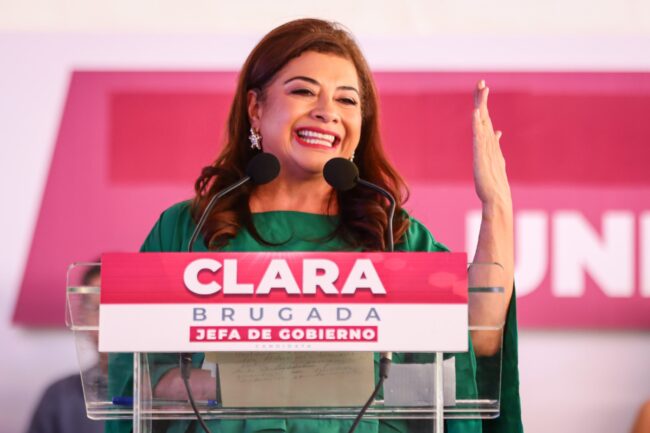 La jefa de Gobierno electa, Clara Brugada dijo que continuará la recuperación del espacio público en la CDMX a través de la construcción de 100 Unidades de Transformación y Organización para la Inclusión y la Armonía Social, también conocidas como “Utopías” en las 16 Alcaldías. FOTO: Archivo Brugada