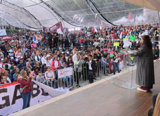 Este viernes, durante el segundo día de su gira de agradecimiento por la Ciudad de México, la jefa de Gobierno electa, Clara Brugada Molina, visitó las alcaldías Cuajimalpa y La Magdalena Contreras. FOTO: Especial