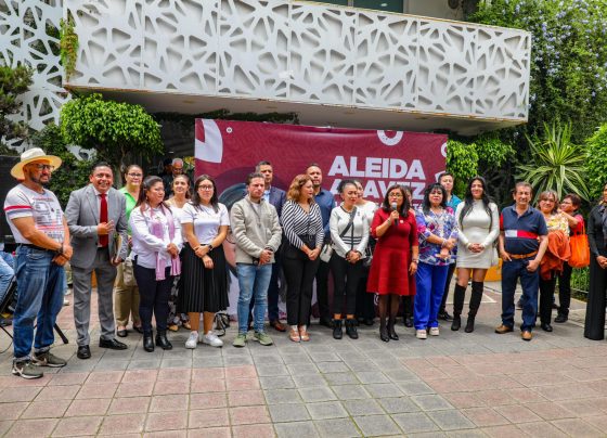 Aleida Alavez Ruiz, alcaldesa electa de Iztapalapa, sostuvo una reunión con el actual alcalde de la demarcación, Raúl Basulto Luviano, para dar inicio formal de los trabajos del Proceso de Entrega - Recepción de la Alcaldía. FOTO: Especial