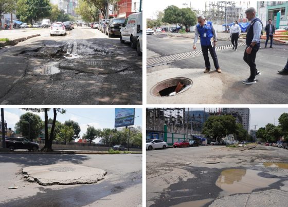 El alcalde de Miguel Hidalgo, Mauricio Tabe lanzó nuevamente un llamado al Gobierno de la Ciudad de México para rehabilitar los daños causados por las obras que realizó SACMEX sobre la lateral de Río San Joaquín y Presa Falcón y que provocan problemas de vialidad y molestias a los vecinos de la zona. FOTOS: Especial