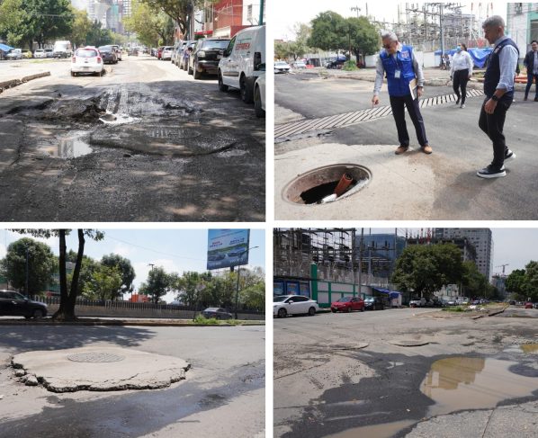 El alcalde de Miguel Hidalgo, Mauricio Tabe lanzó nuevamente un llamado al Gobierno de la Ciudad de México para rehabilitar los daños causados por las obras que realizó SACMEX sobre la lateral de Río San Joaquín y Presa Falcón y que provocan problemas de vialidad y molestias a los vecinos de la zona. FOTOS: Especial