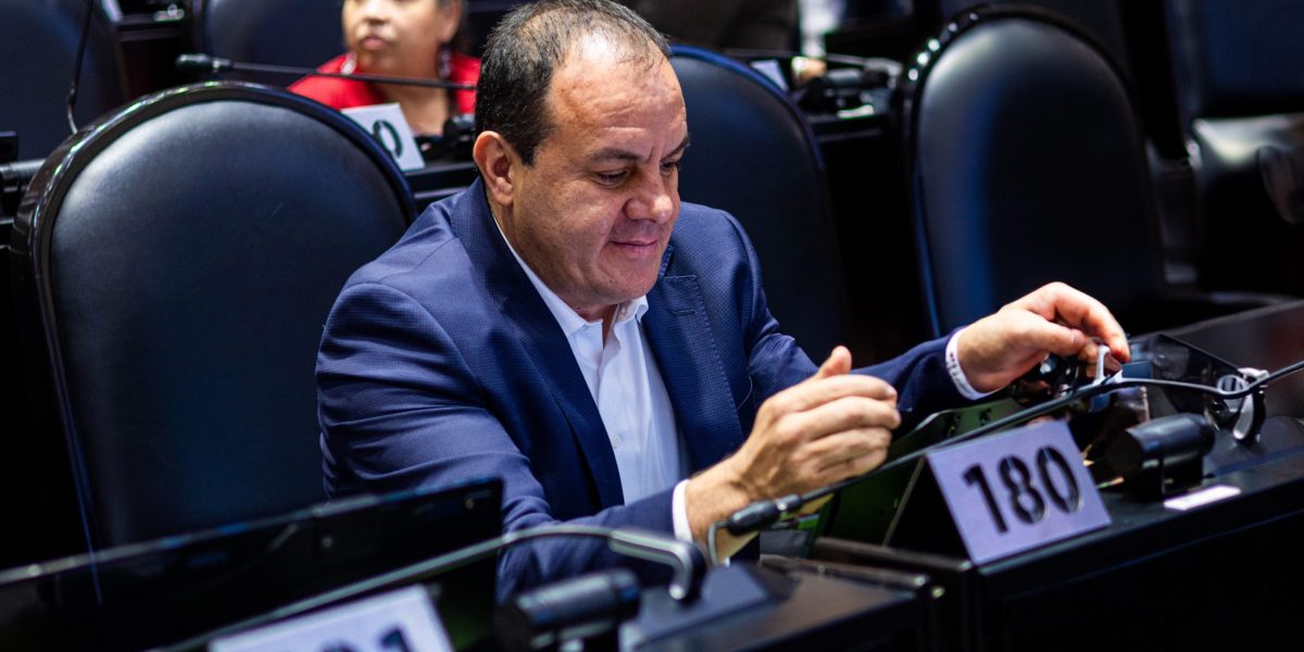 Ante la determinación de la Cámara de Diputados, la Fiscalía General del Estado de Morelos reitera su compromiso con la legalidad, responsabilidad y prudencia. FOTO: X / @cuauhtemocb10