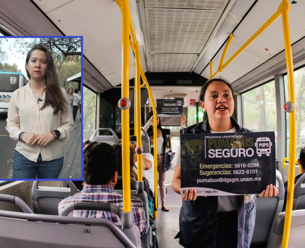 Astrid Espinosa Perera, secretaria de Formación y Capacitación del PAN CDMX, denunció que los pinchazos ya son un “cáncer” para el sistema de transporte público y el que hayan llegado hasta Ciudad Universitaria es más preocupante. FOTO: Especial