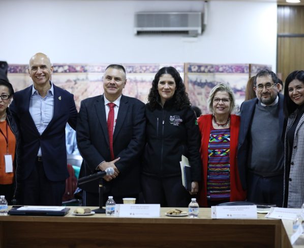 Bertha Alcalde Luján explicó que la nueva Unidad trabajará de manera coordinada con el Instituto de Servicios Periciales y Ciencias Forenses (INCIFO) del Tribunal Superior de Justicia de la Ciudad de México y del Instituto Nacional Electoral (INE).