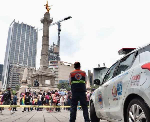 Protección Civil de Cuauhtémoc asiste marcha del orgullo LGBTTTQ+
