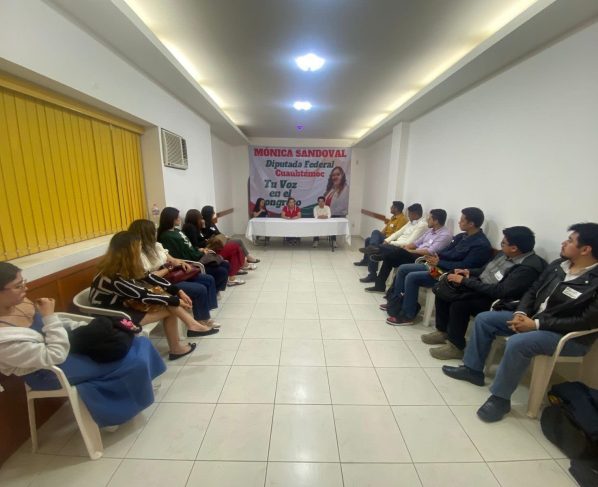 “El despojo del Comité delegacional del PRD en la Alcaldía Cuauhtémoc del cual fuimos víctimas el pasado 09 de abril del 2025, hoy tiene nombre y apellido: Mónica Sandoval, diputada federal priista”, denunció la dirigente perredista. FOTOS: Especial