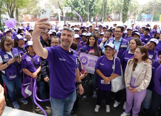 Mauricio Tabe, alcalde de Miguel Hidalgo encabezó el arranque de los “Viernes Violeta”, un programa con el que fortalecerá las acciones para prevenir y erradicar la violencia de género, brindando apoyo psicológico y jurídico, talleres y canalización a todas las colonias.