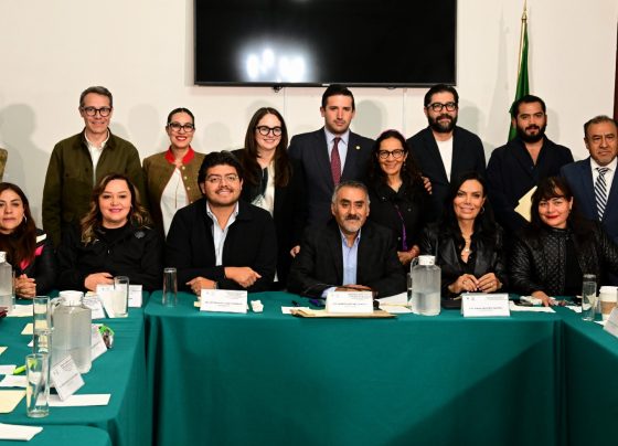 Las Comisiones Unidas de Administración y Procuración de Justicia y de Normatividad, Estudios y Prácticas Parlamentarias del Congreso local aprobaron el dictamen a la iniciativa para reformar diversas disposiciones de la Ley Orgánica del Poder Judicial de la Ciudad de México, propuesta por la jefa de gobierno Clara Marina Brugada Molina. FOTO: Especial