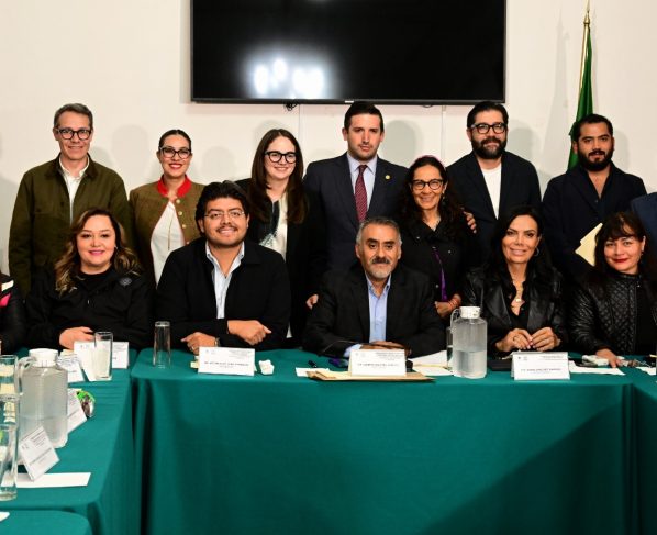 Las Comisiones Unidas de Administración y Procuración de Justicia y de Normatividad, Estudios y Prácticas Parlamentarias del Congreso local aprobaron el dictamen a la iniciativa para reformar diversas disposiciones de la Ley Orgánica del Poder Judicial de la Ciudad de México, propuesta por la jefa de gobierno Clara Marina Brugada Molina. FOTO: Especial