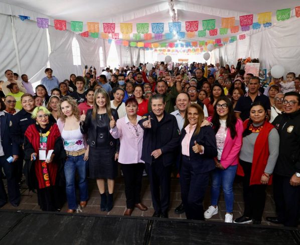 Al inaugurar la “Feria de Cooperativas 2025: Consume Local”, el alcalde Giovani Gutiérrez Aguilar subrayó que su gobierno trabaja sin colores y sin distingos para que todos puedan tener las mismas oportunidades. FOTOS: Especial