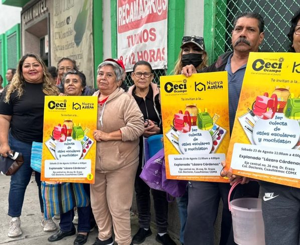 Nueva Aztlán hará este sábado la Primera Colecta de Útiles Escolares y 'Mochilatón'