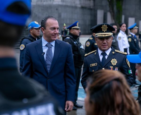 El alcalde de Cuajimalpa, Carlos Orvañanos, informó que en el marco del arranque del nuevo ciclo escolar 2025-2026, se tiene listo un esquema de seguridad listo para un regreso a clases tranquilo entre los padres de familias y autoridades del sistema educativo de nivel básico en lo público y privado. FOTO: Especial