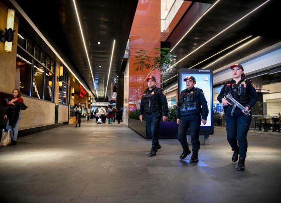 Alcalde Luis Mendoza refuerza seguridad Blindar BJ 360º en centros comerciales. FOTO: Espécial