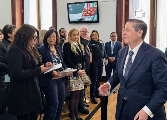 El edil, Giovani Gutiérrez dijo que la Alcaldía Coyoacán esta lista para la Copa del Mundo 2026, que para esa demarcación representa un reto mayor, pues de los 5 millones de personas que visitarán la Ciudad de México en ese contexto futbolístico, 2 millones irán a alguna parte en Coyoacán. FOTO: Especial