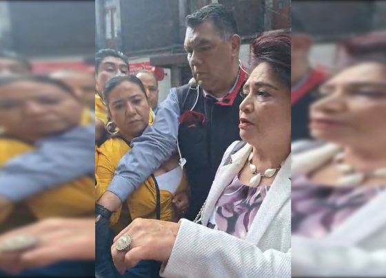 Contrario a lo estipulado en la normatividad para los servidores públicos, de que sólo los altos funcionarios que realizan labores de seguridad tienen autorización de utilizar guardaespaldas, la presidenta del Instituto Electoral de la Ciudad de México, Patricia Avendaño, acudió al Congreso capitalino con escoltas y uno de ellos agredió a Blanca Fernández, secretaria de Igualdad de Género y Agendas de Derechos Humanos. FOTO: Especial